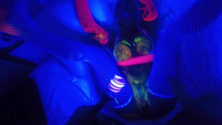 SecretCrush – Succubus POV Fucking & Blowjob Covers Ass In UV Body Paint