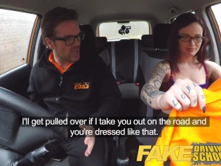 Fake Driving School 19yr old_petite American student creampie_lesson