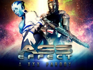 Screen Capture of Video Titled: Ass Effect A XXX Parody