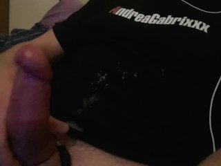 Big Cumshot, Didn't See That Coming… I Can't Stop Looking At Its Bulge…