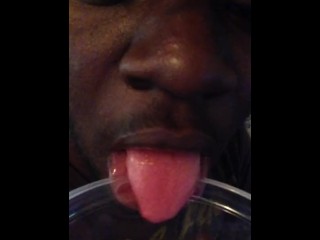 Wanna lick my tongue 4... enjoy. almost drooling.