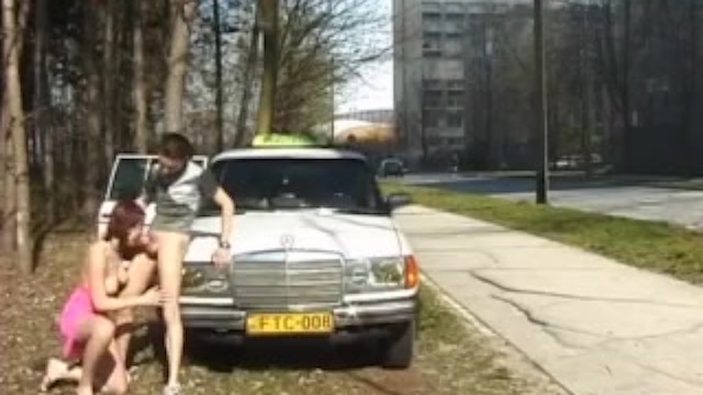  Redhead Anal Teen Gets Anal Fucked From Taxi Driver