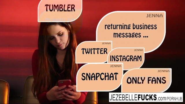 Brunette hotties Jezebelle and Jenna sext and fuck - Jenna J Ross, Jezebelle Bond