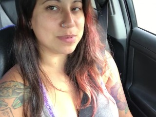 Dirty talking in_the car. Can you make me cum while I'm_driving?