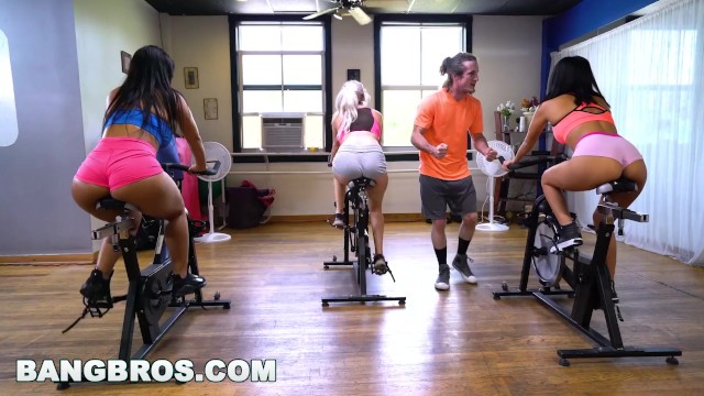 640px x 360px - BANGBROS - Curvy Latina Rose Monroe Fucked in Spin Class by Brick Danger