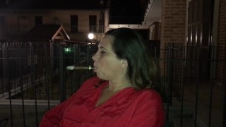Smoking Inhalation Of A Dangling Full Cigar