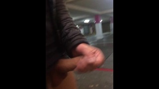Masturbation Someone Approached WANK In A PARKING GARAGE