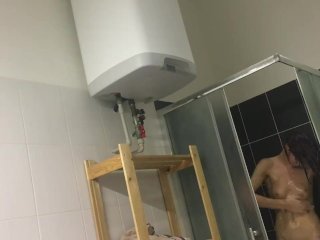  Camera Captures Russian  In The Shower!