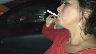 In The Car A Cigar