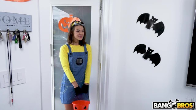 BANGBROS - Teen Evelyn Stone Gets A Halloween Treat From Bruno 15
