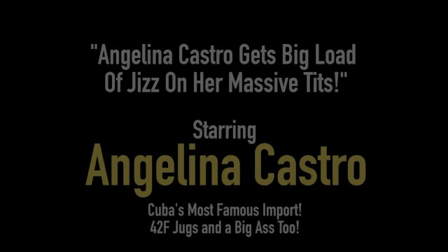 Angelina Castro Gets Big Load Of Jizz On Her Massive Tits! 12