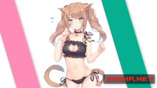 Tsundere Catgirl Pleases Her Japanese ASMR Master SOUND PORN