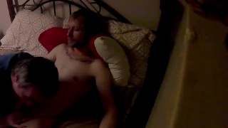 Homemade Straight 22-Year-Old Man Sucking Off