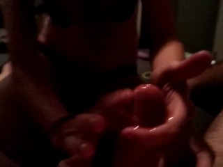 Caramel Deepthroat POV from extra small Seductive Teenie
