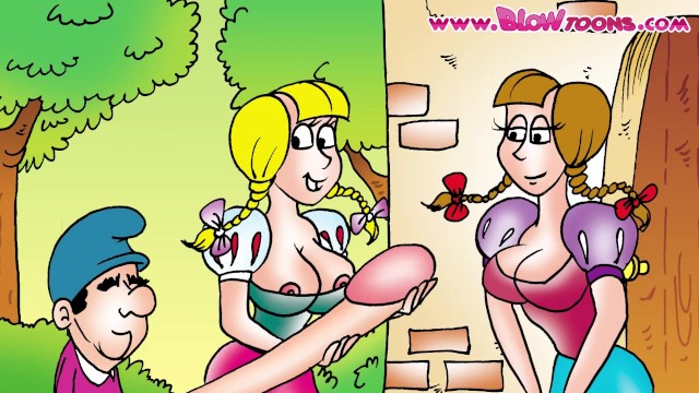 Best Sex Positions Cartoon Snow White - Blowhites and the Dwarf - Pornhub.com