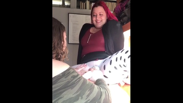 College Library Lesbian Public Orgasms