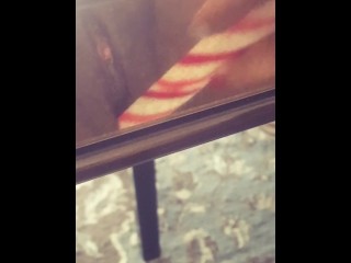 Making my hot a candy cane...