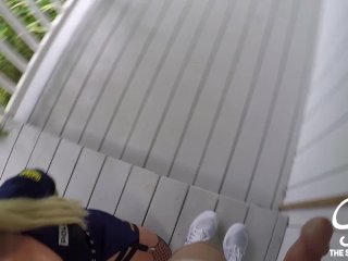 SinsLife - Big BootyFucks Outside on_the Porch!