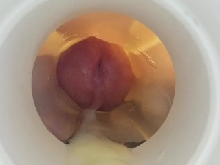 Fleshlight Internal Cumshot - Cum inside my fleshlight