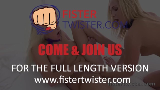 Fistertwister - Double Blond Pussy Stretching - Daisy Lee, Vinna Reed