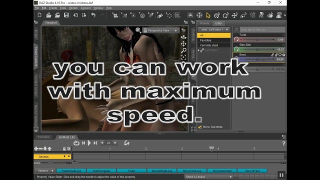 How to Animate a Sex Scene in 3d Animation