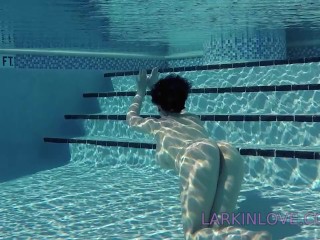 Larkin Lovepublic masturbation finger fucking underwater full nudity