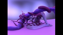 Liara and Aria Futa Tentacles 4K VR Animation by Likkezg