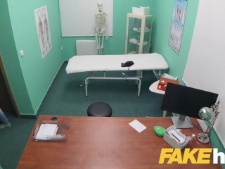 FakeHospital Doctors thick long_dick stretches out tight shaven pussy