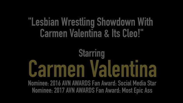 Lesbian Wrestling Showdown With Carmen Valentina  - Carmen Valentina