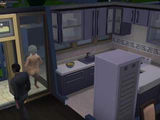 old woman fucking man and her boyfriendcomes over