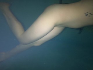 Underwater Ginger Teasing with_Beautiful Curves_Hills and Sacred Corners