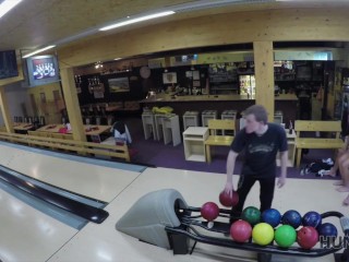 HUNT4K. Sex in_a bowling_place - I've got strike!