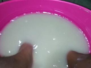 Foot routine- claysoak and oiling after