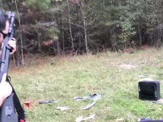 Shooting A Printer With Ar15 And Blowing It Up Office Space Tribute Parody