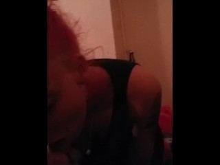 Redhead Italian Pawg slays_bbc with sloppy head