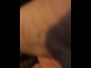 playing with wife fat pussy in parking lot