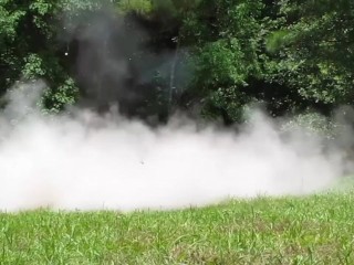Red White and Blue Fireworks - Blowing Stuff Up - Slow Mo_Tannerite
