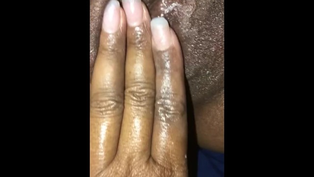 Up close and personal fingering Luscious Lips