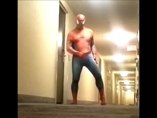 Spider Cums In Hotel Hall