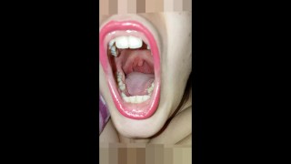 Girl's Mouth Open Wide
