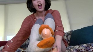 Mrs Mischief Foot Pov Dildo Footjob Sneaky Sockjob From Big Stepsister