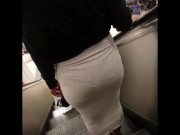A DAY OUT WITH THE WIFE IN SEE THROUGH DRESS