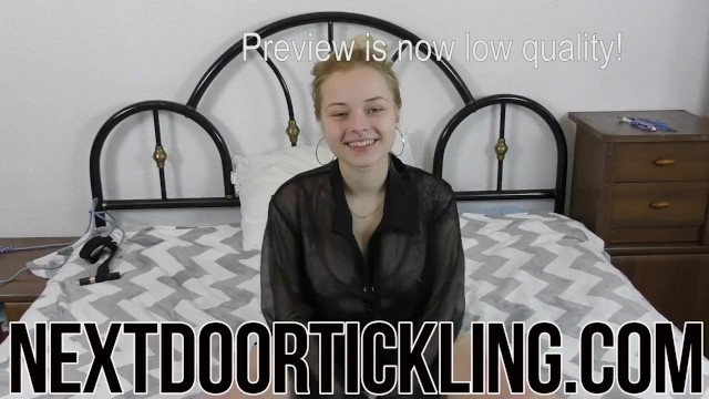 Tickling Bearly legal 18 years old EVELINE part 1