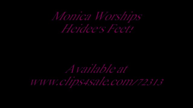 Lesbian foot worship - Heidee Nytes