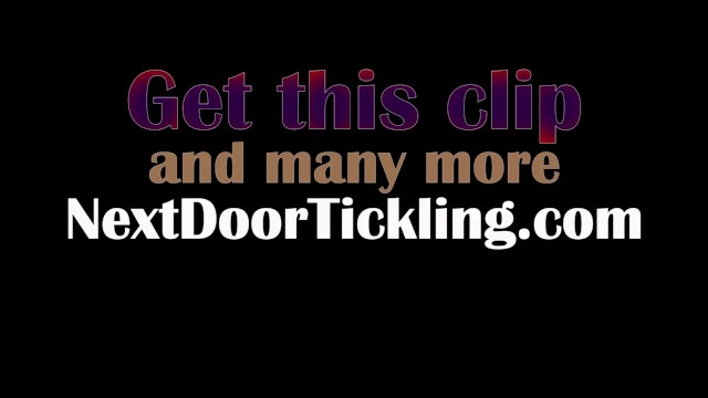 poor 18 years old LISA gets tickle ! - NextDoorTickling.com