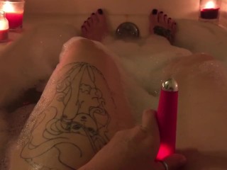 Candle lit pussy bath