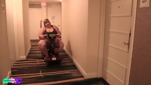 LAZY SSBBW IVY DAVENPORT TRIES TO GET MOBILITY BACK WITH TRAINER GIA LOVE  - Ivy Davenport