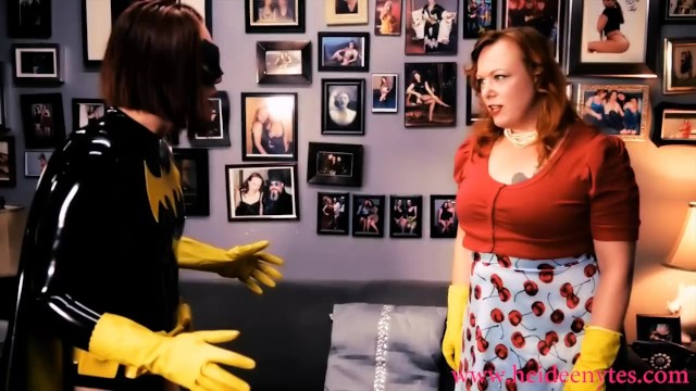 Batgirl Spanked by Heidee - Heidee Nytes