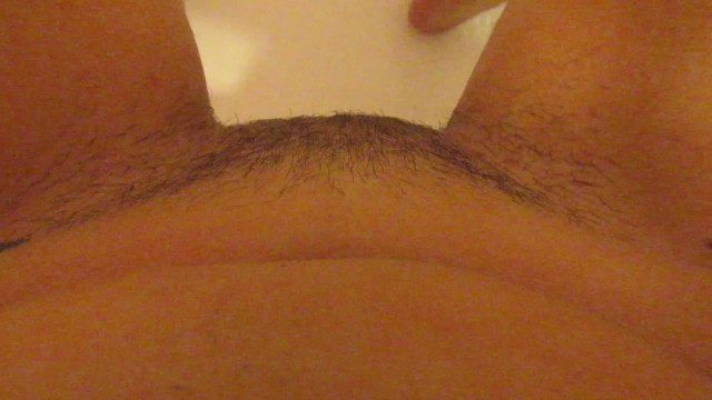 Washing Dirty hairy big clit pussy 14