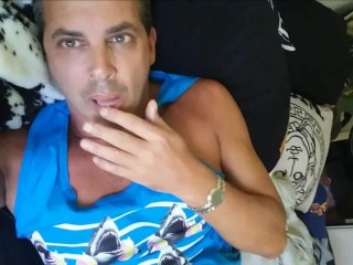 Baited Straight Hunk Male Celebrity Cory Bernstein To Finger Ass & Eat Cum